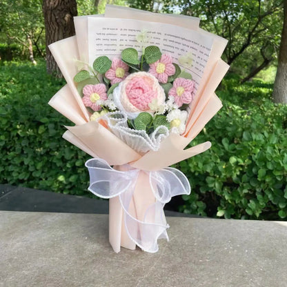 Crochet Flower Bouquet — Handmade Keepsake, Never Fades