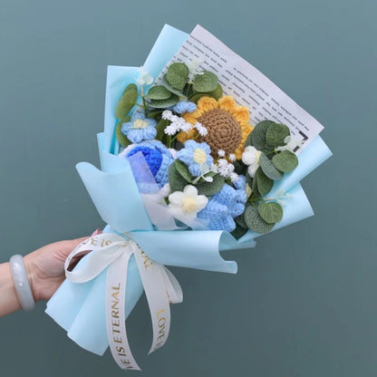 Crochet Flower Bouquet — Handmade Keepsake, Never Fades
