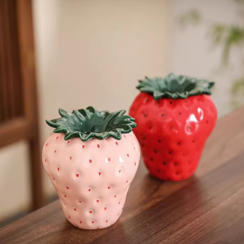 Ceramic Strawberry Ashtray